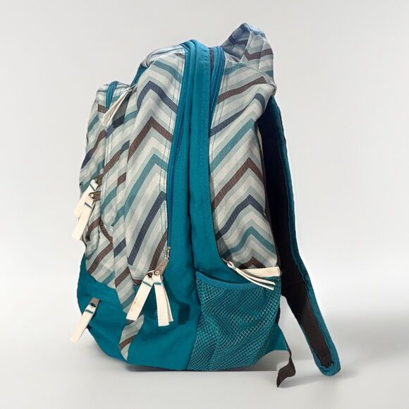 Jansport Airlift Backpack Chevron School Travel Padded Laptop Pockets - Picture 4 of 16